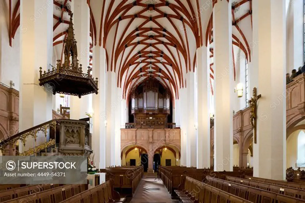 St. Thomas Church, Leipzig, Saxony, Germany, Europe