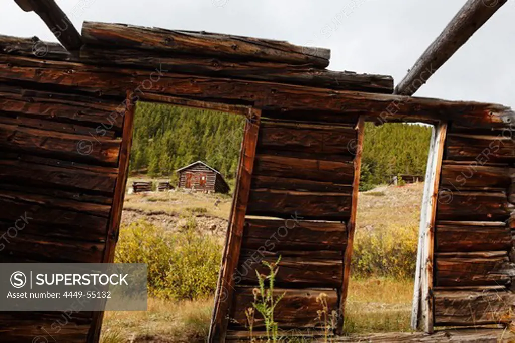 Ghost town Independence, Aspen, Rocky Mountains, Colorado, USA, North America, America