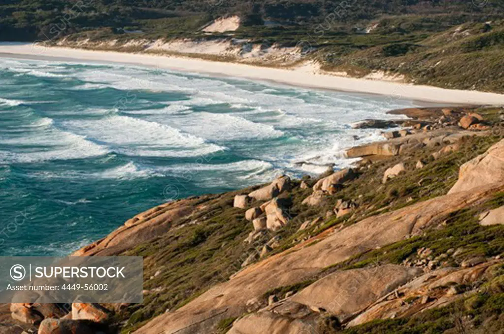 view from Pillar Point to Squeaky Beach, Wilsons Promontory National Park, Victoria, Australia