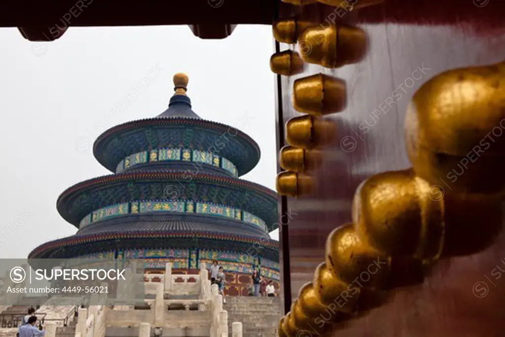Temple of Heaven in the Tiantan Park, Peking, Beijing, People's Republic of China