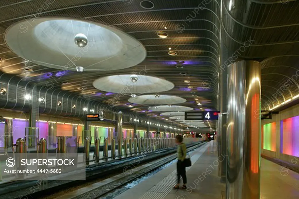 Interior design, Subway Station Britomart, central Auckland, architects Mario Madayag and Jasmax, Auckland, North Island, New Zealand