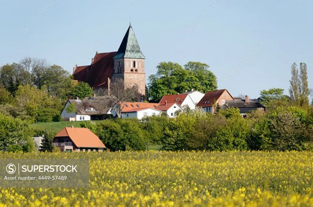 Town of Bobbin, Island of Ruegen, Mecklenburg-Western Pomerania, Germany
