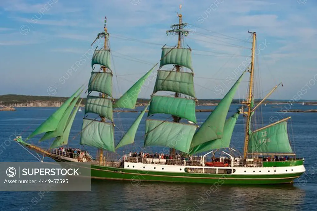 Sailing ship Alexander von Humboldt, near Gothenburg, Vaster-Gotaland, Sweden