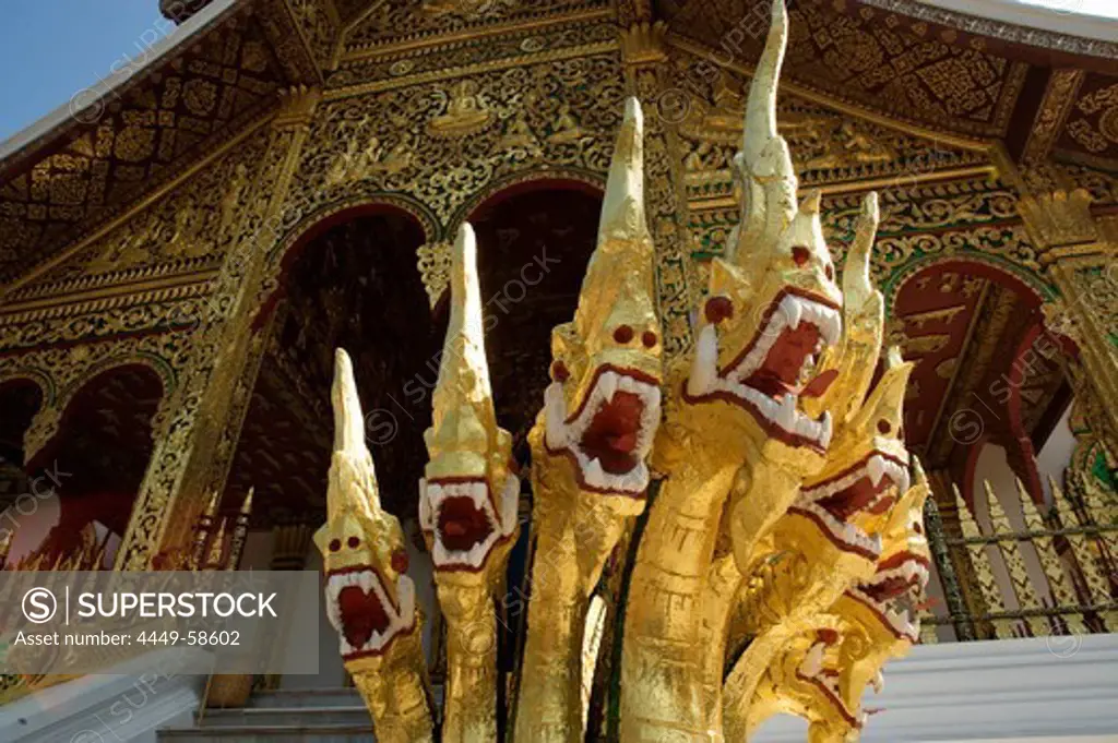 Nagasm Wat Ho Pha Bang, the Royal Palace, Luang Prabang, Laos