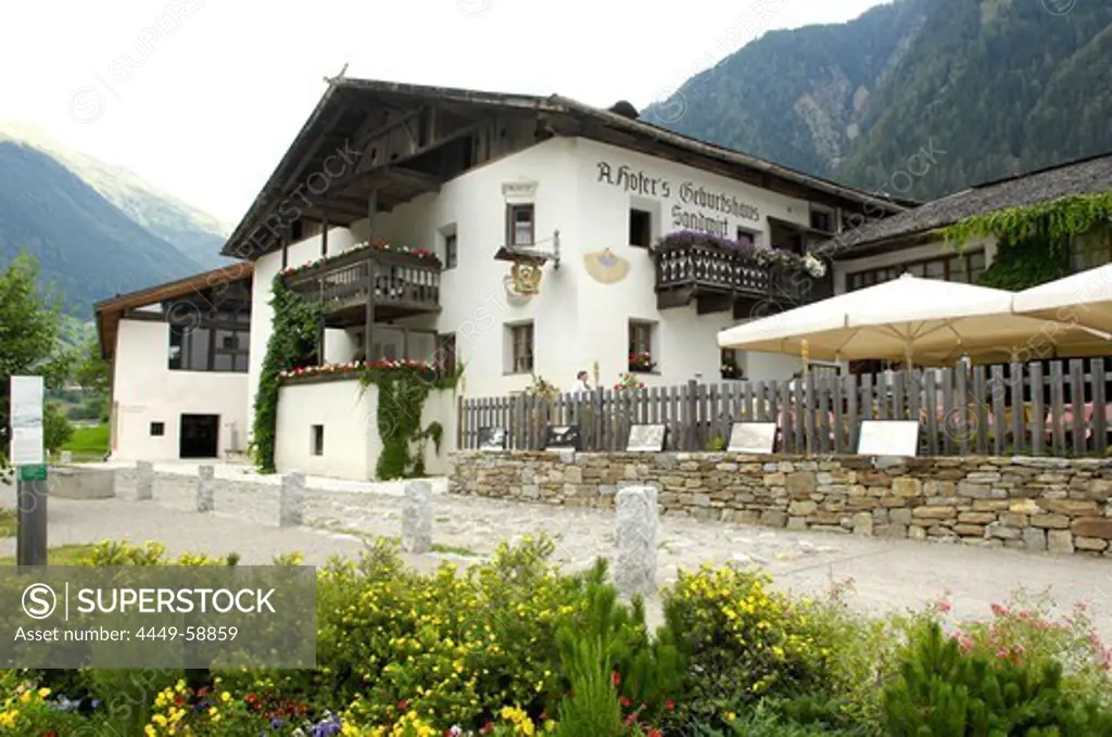 Andreas Hofer Museum, San Leonardo in Passiria, Passiria Valley, Pfandleralm, South Tyrol, Trentino-Alto Adige, Italy