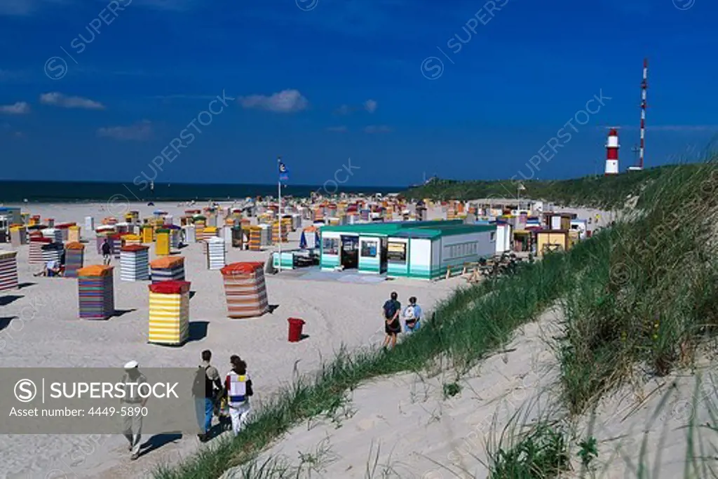 Beach, Borkum Island, Ostfriesische Inseln, North Sea Lower Saxony, Germany