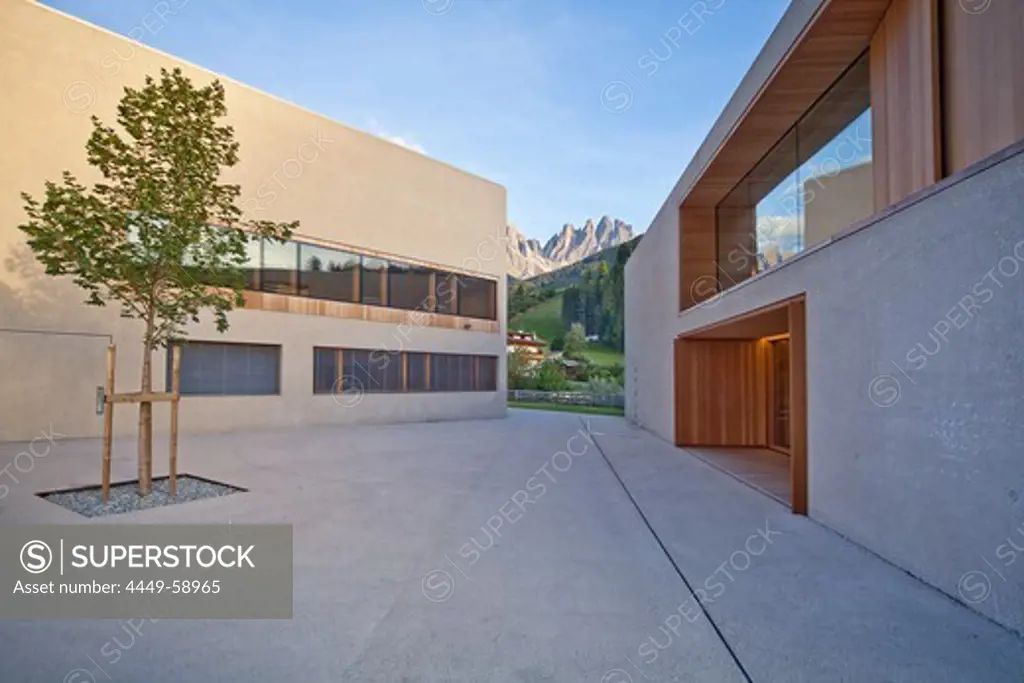 Nature Park House Puez Geisler, Villnoess, Alto Adige, South Tyrol, Italy, Europe