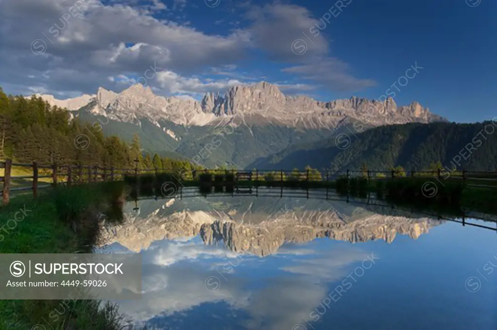 Wuhn Weiher, Tierser Valley, Eisack Valley, Alto Adige, South Tyrol, Italy