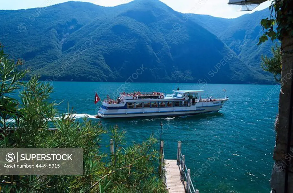 Boat Trip, Gandria, Lago di Lugano, Tessin Switzerland