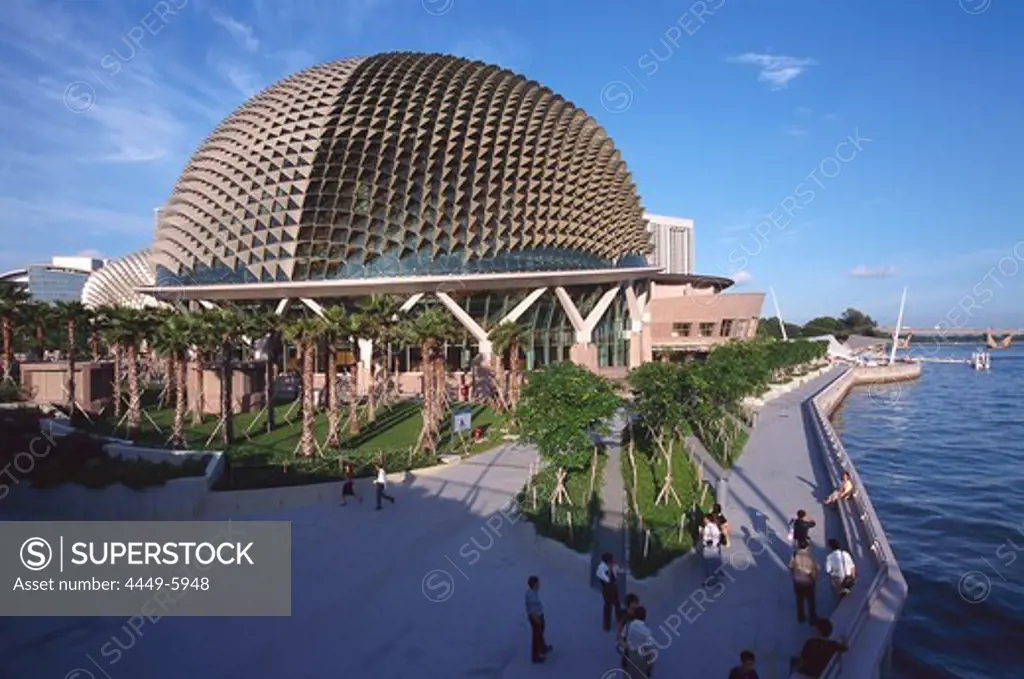 Esplanade, Theatres on the Bay, Esplanade Park, Marina Bay, Singapore, Asia