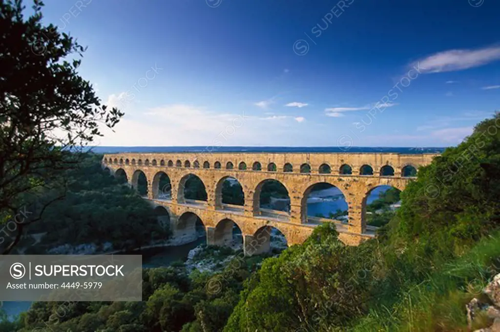 Pont du Gard, Valley of Gardon, Provence, France