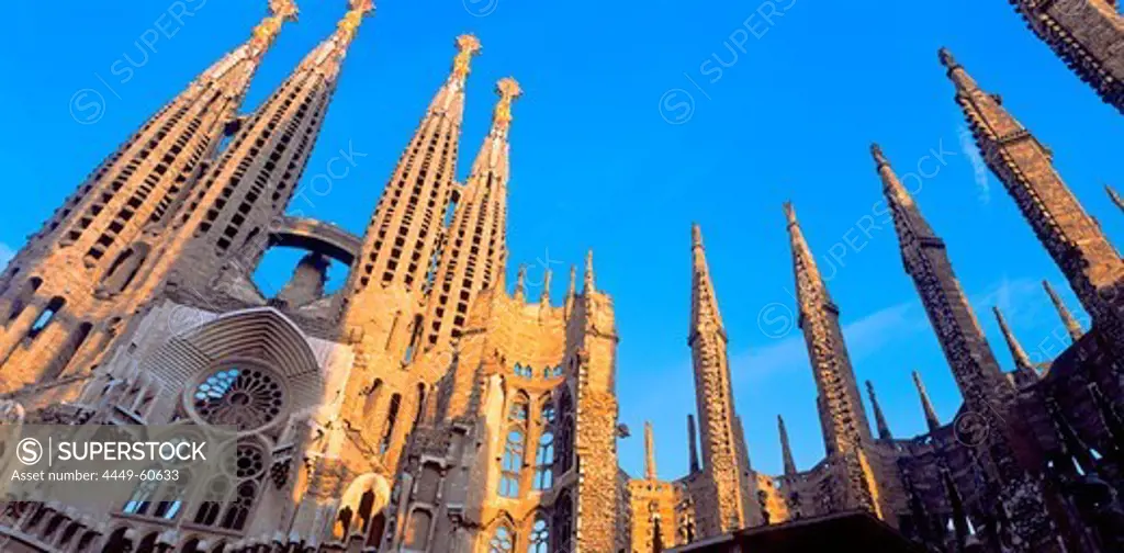 Towers, Sagrada Familia, Barcelona, Spain