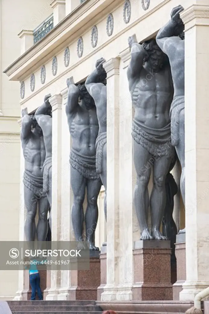 Portikus of the New Hermitage, Sankt Petersburg, Russland