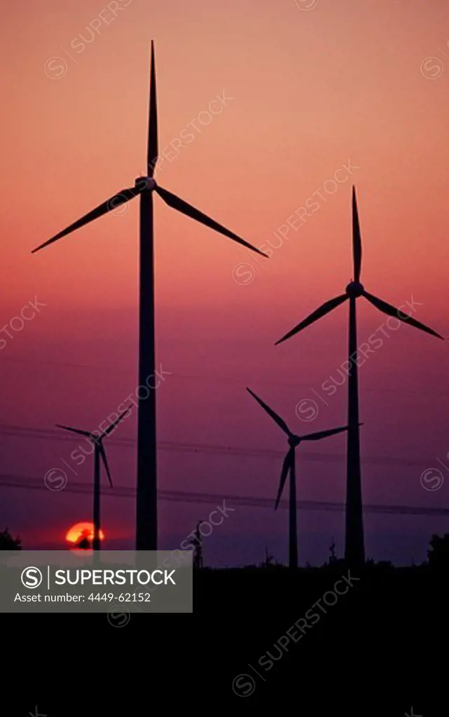 Wind farm, Germany, Leipzig