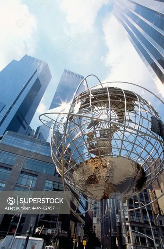 Exterior view of Time Warner Center at Columbia Circle, Manhattan, New York, USA, America
