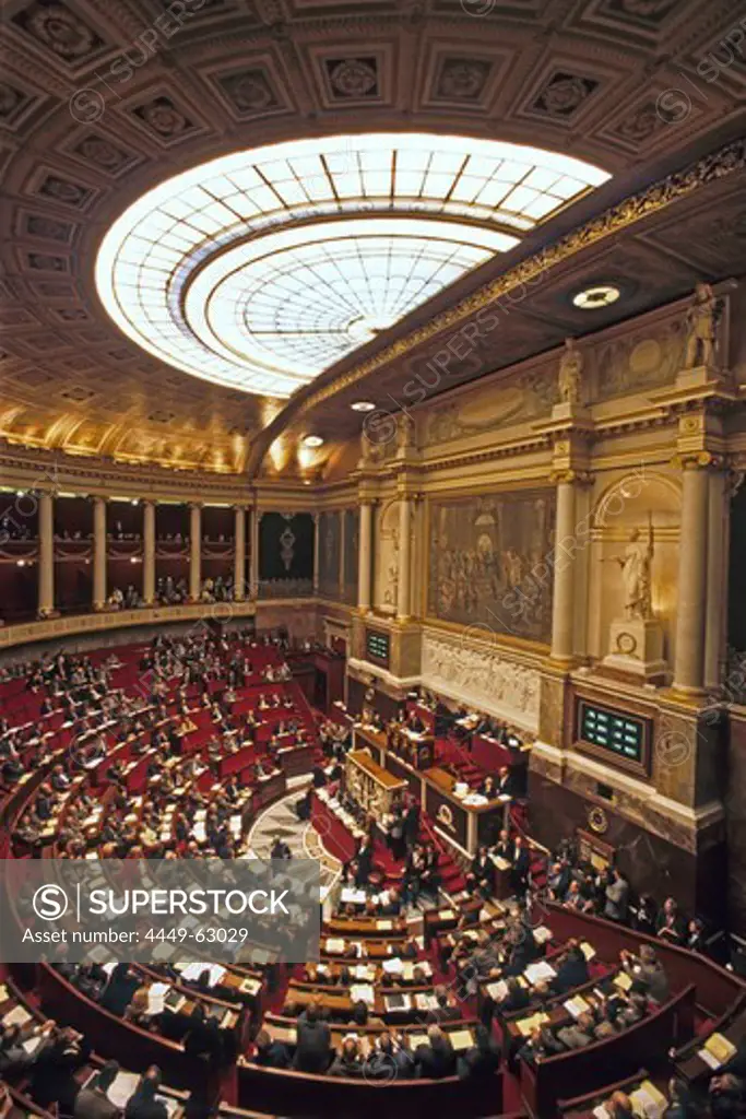 French National Assembly, French Government, Palais Bourbon, 7th Arrondissement, Paris, France