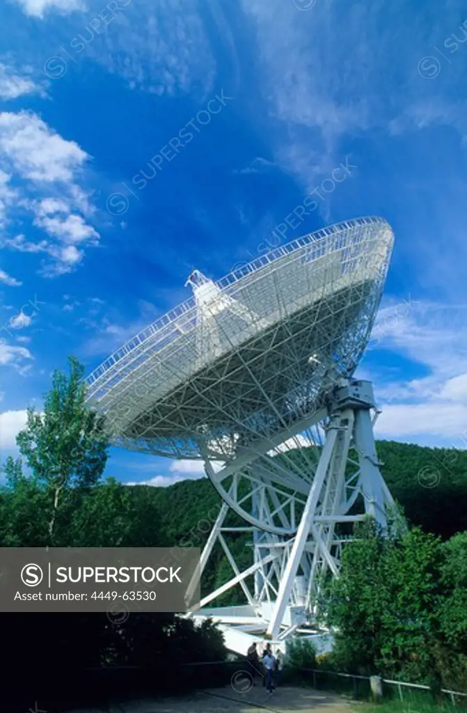 Europe, Germany, North Rhine-Westphalia, Effelsberg, radio telescope