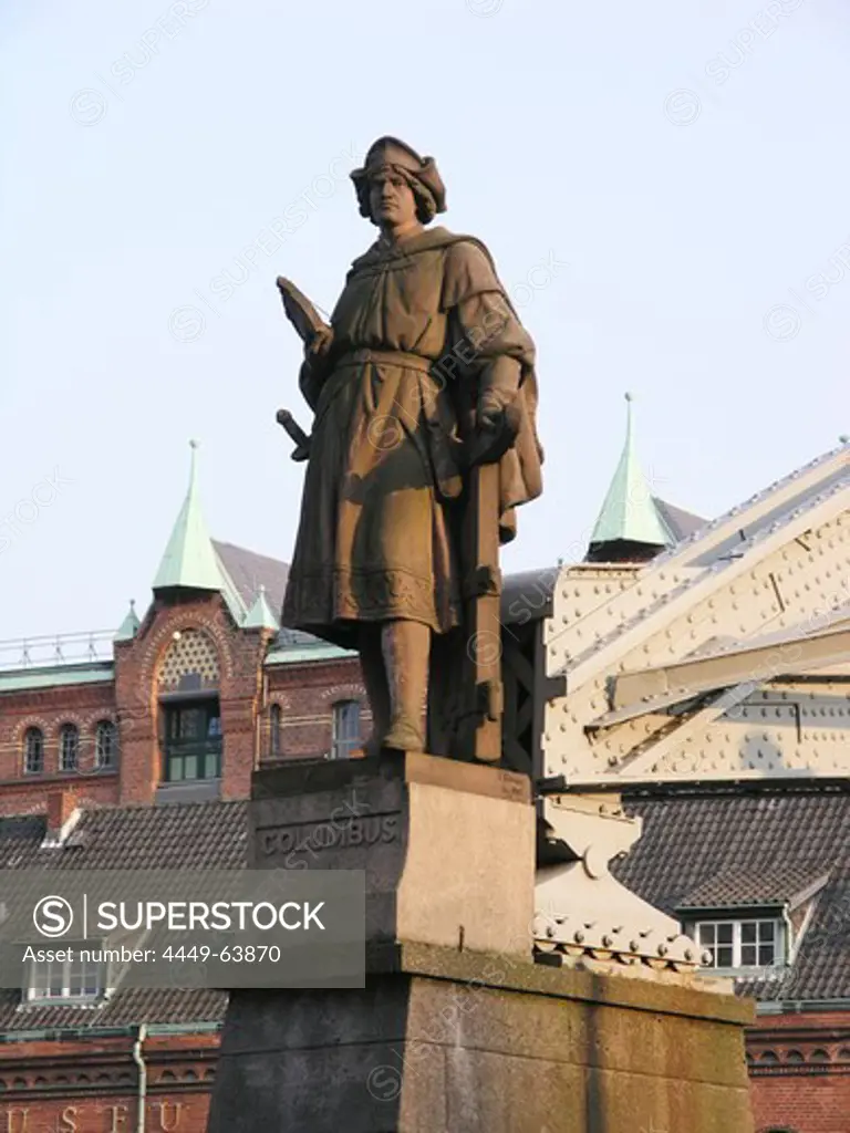 Statue of Christopher Columbus, Hanseatic City of Hamburg, Germany