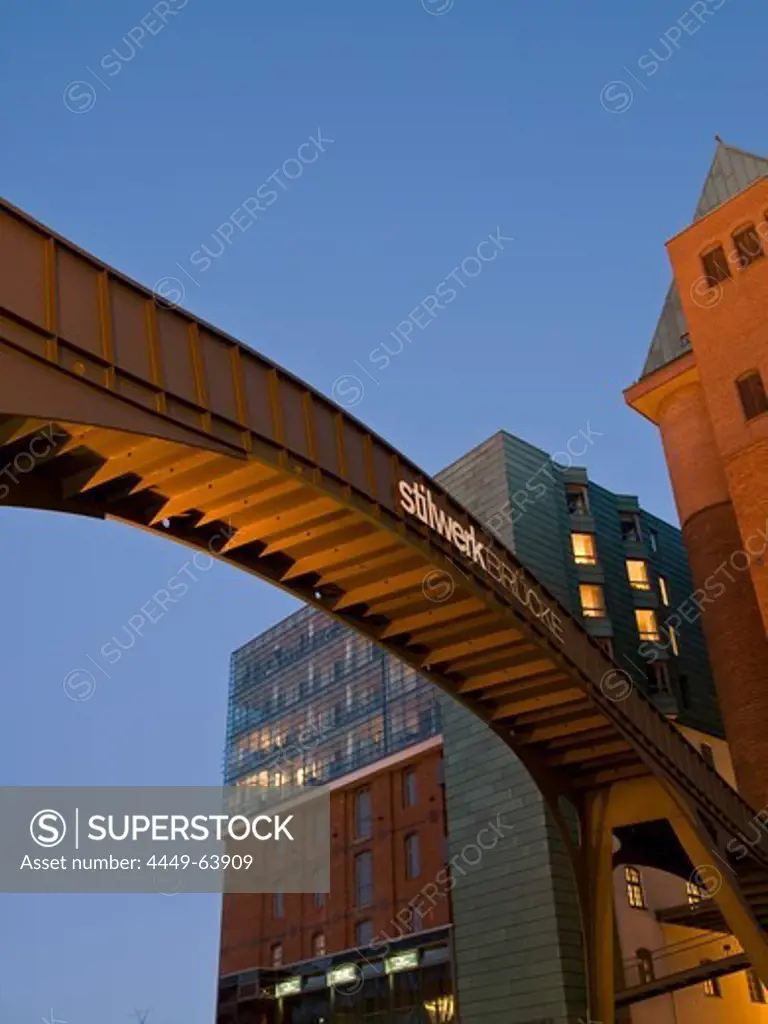 Stilwerk Bridge, Hanseatic City of Hamburg, Germany