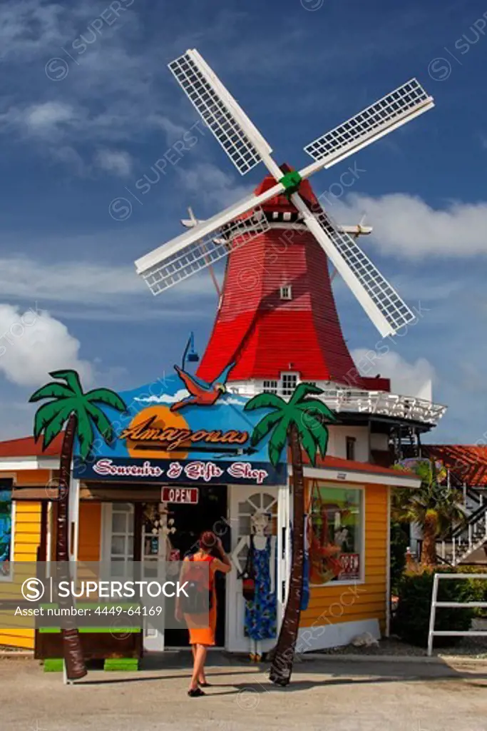West Indies, Aruba, The Mill, dutch wind mill, De Olde Molen, Souvenir shop