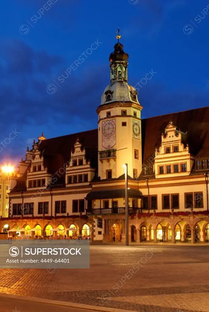 Old City Hall, Market, Leipzig, Saxony, Germany