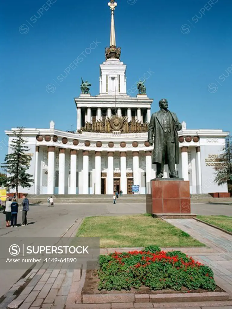 Lenin Statue, All-Russian Exhibition Centre, Moscow, Russia