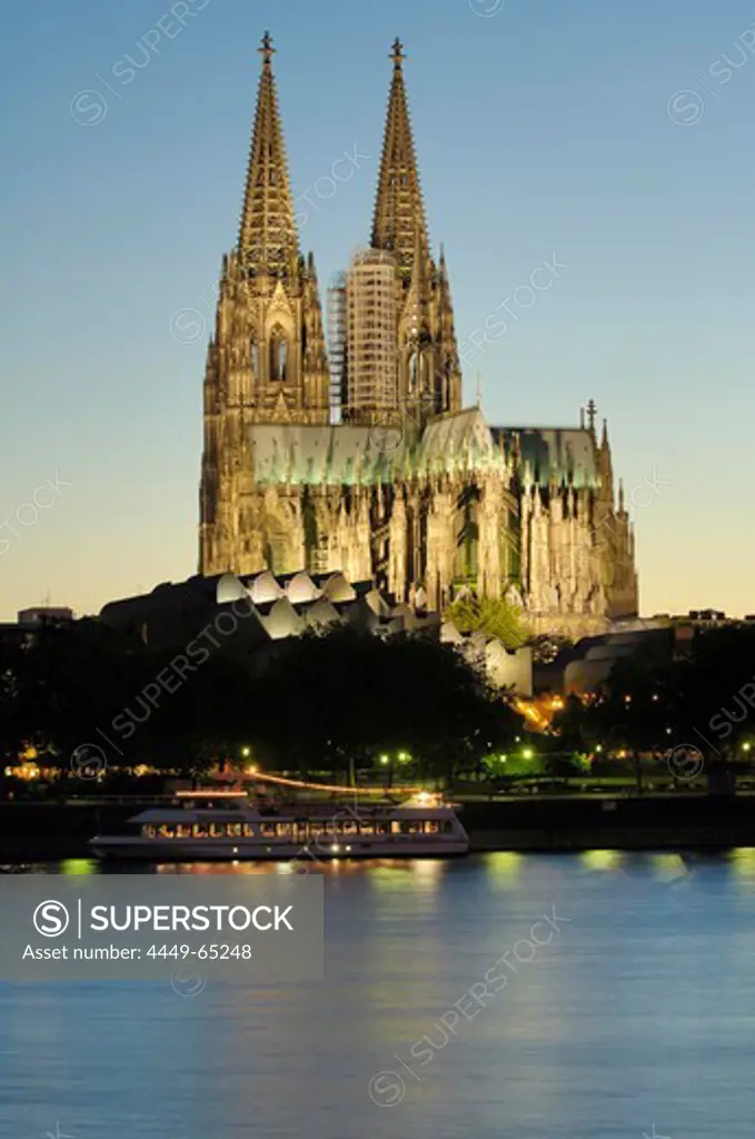 Cologne Cathedral, Rhein, Cologne, North Rhine-Westphalia, Germany
