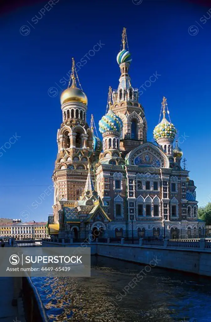 The Cathedral of the Resurrection of Christ, Gribojedow Canal St. Petersburg, Russia