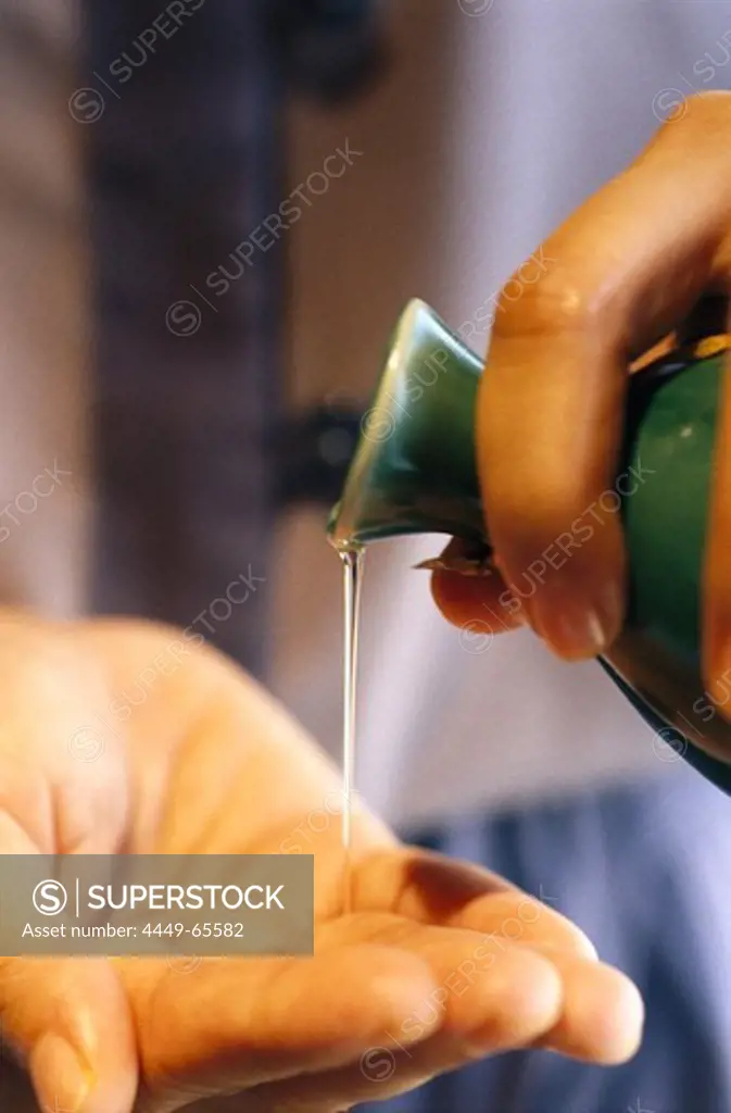 Oil can, Hotel Banyan Tree Spa, Bangkok, Thailand