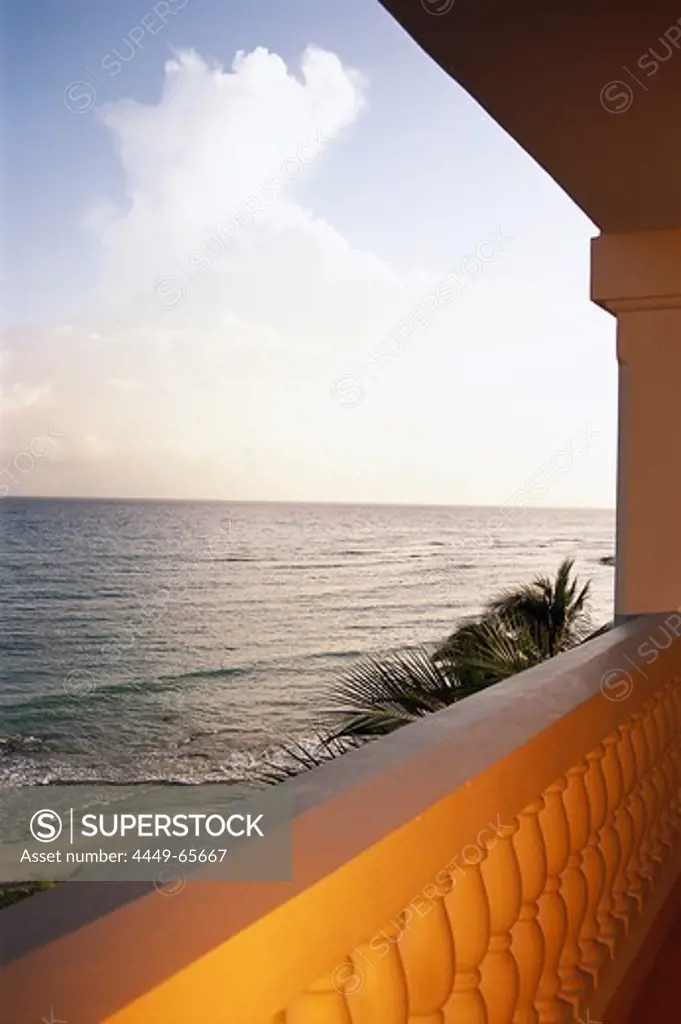 Sea view, view from Ritz Charlton Rose Hall Hotel, Montego Bay, Jamaica, Caribbean, America