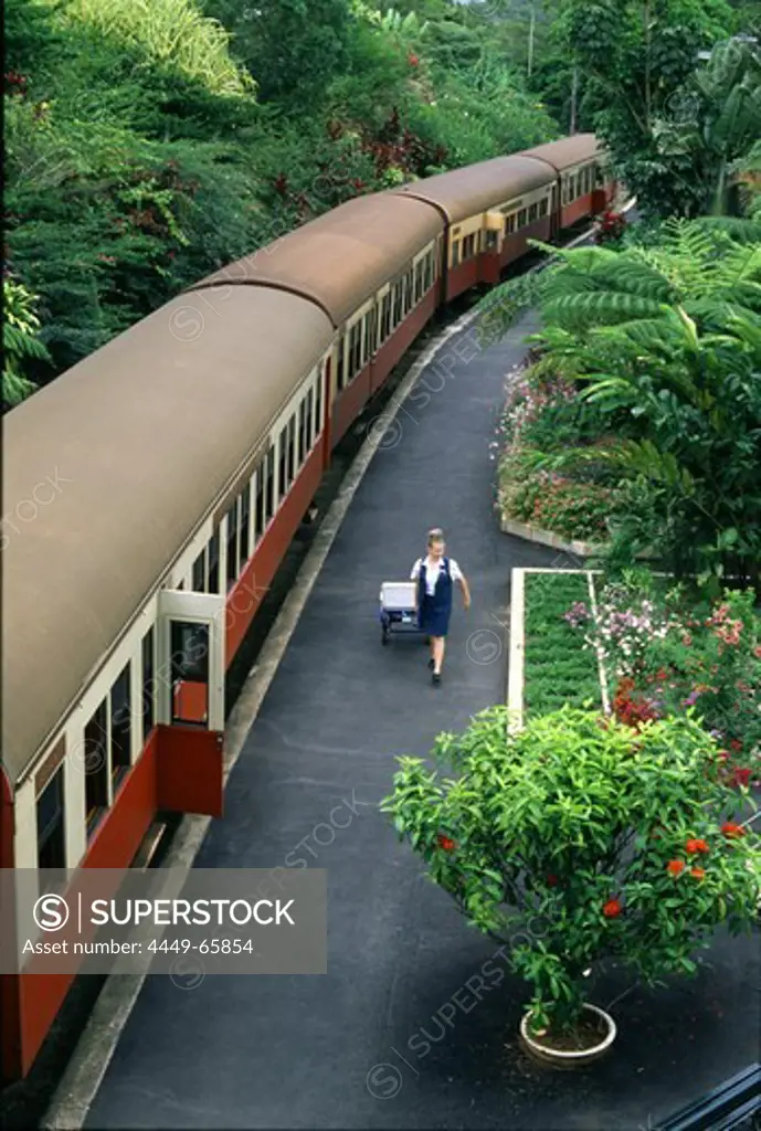 Nostalgic train from Cairns to Kuranda, Queensland, Australia