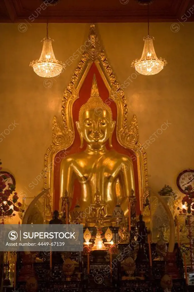 Gilded Buddha Shrine, Wat Suthat, Bangkok, Thailand