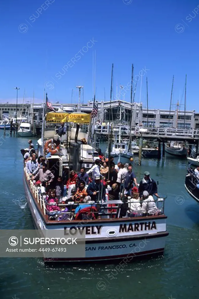 Fishing Boat Tour, Fisherman's Wharf, San Francisco, California, USA