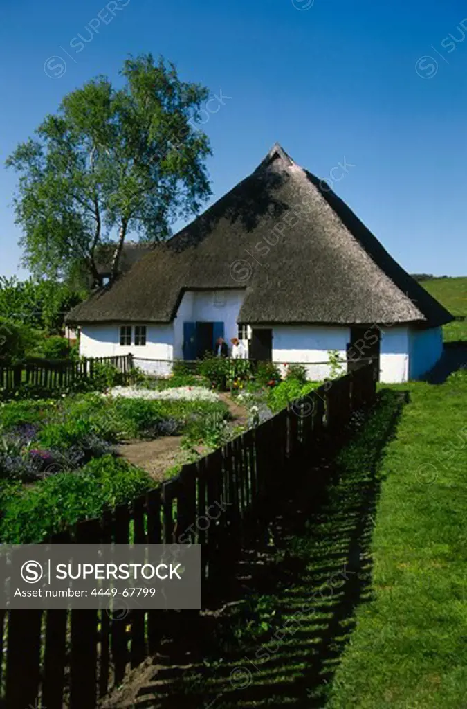 House, Great Zicker, Ruegen Island, Mecklenburg-Western Pomerania, Germany, Europe