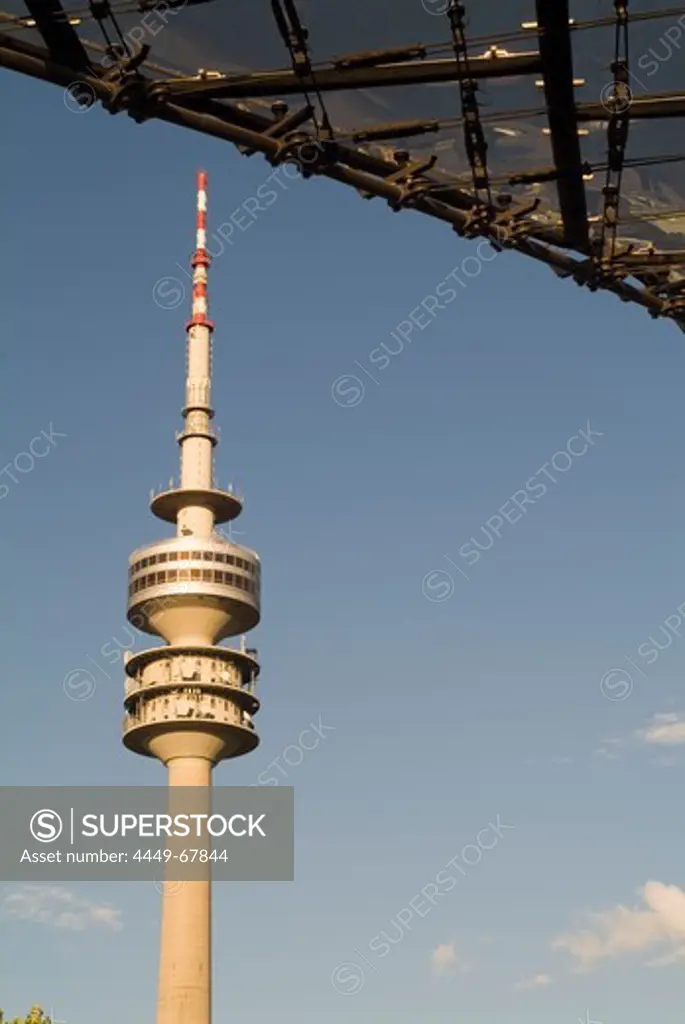 Olympic Tower, Olympic Stadion, Munich, Bavaria, Germany