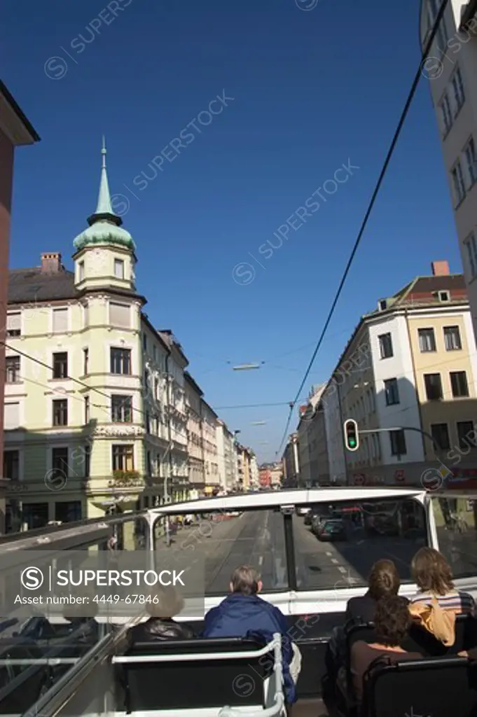 City guide bus, Munich, Bavaria, Germany