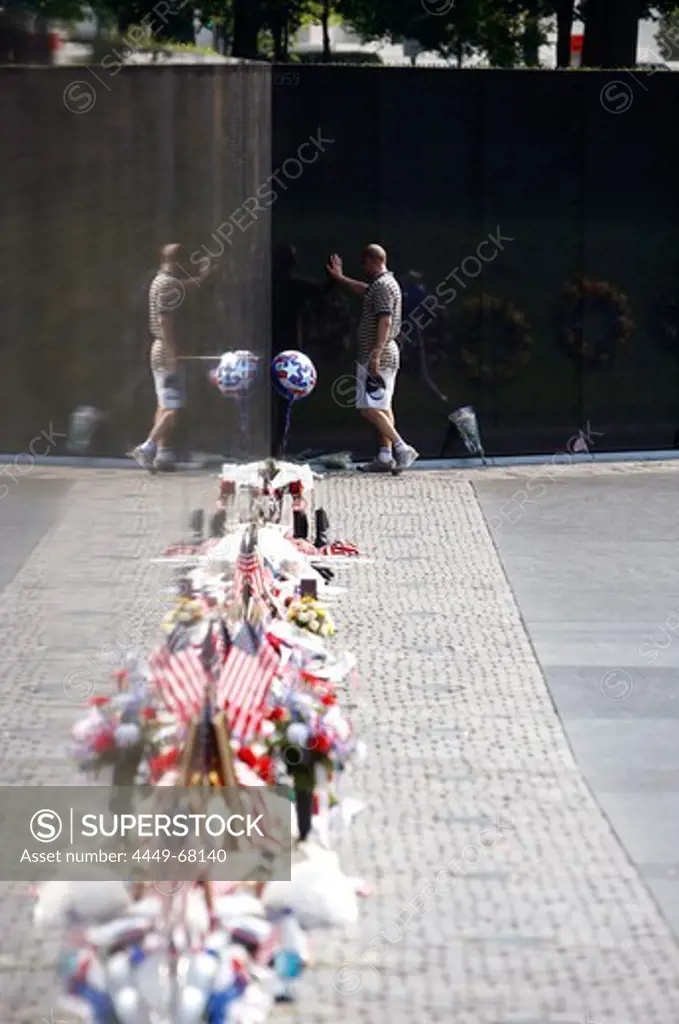 People at the Vietnam Veterans Memorial, Washington DC, United States, USA