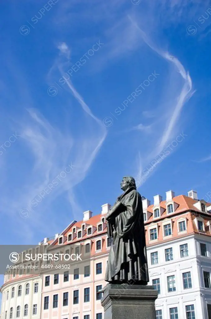 Satue of Martin Luther, Dresden, Saxony, Germany