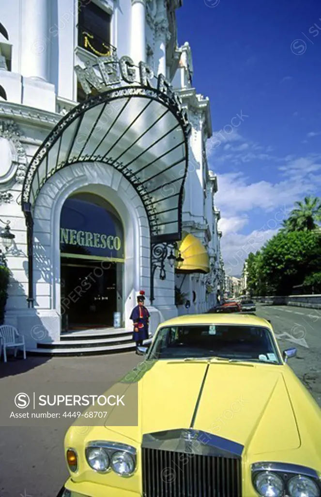 Rolls Royce, Hotel Negresco, Nice, French Riviera, France