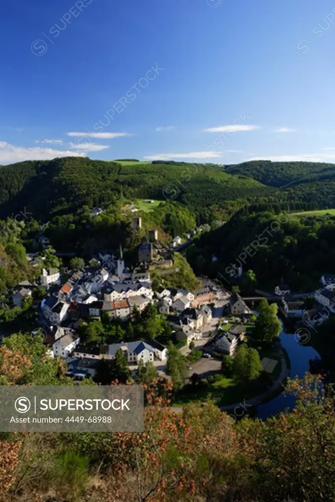 The village of Esch-sur-Sure, Luxembourg