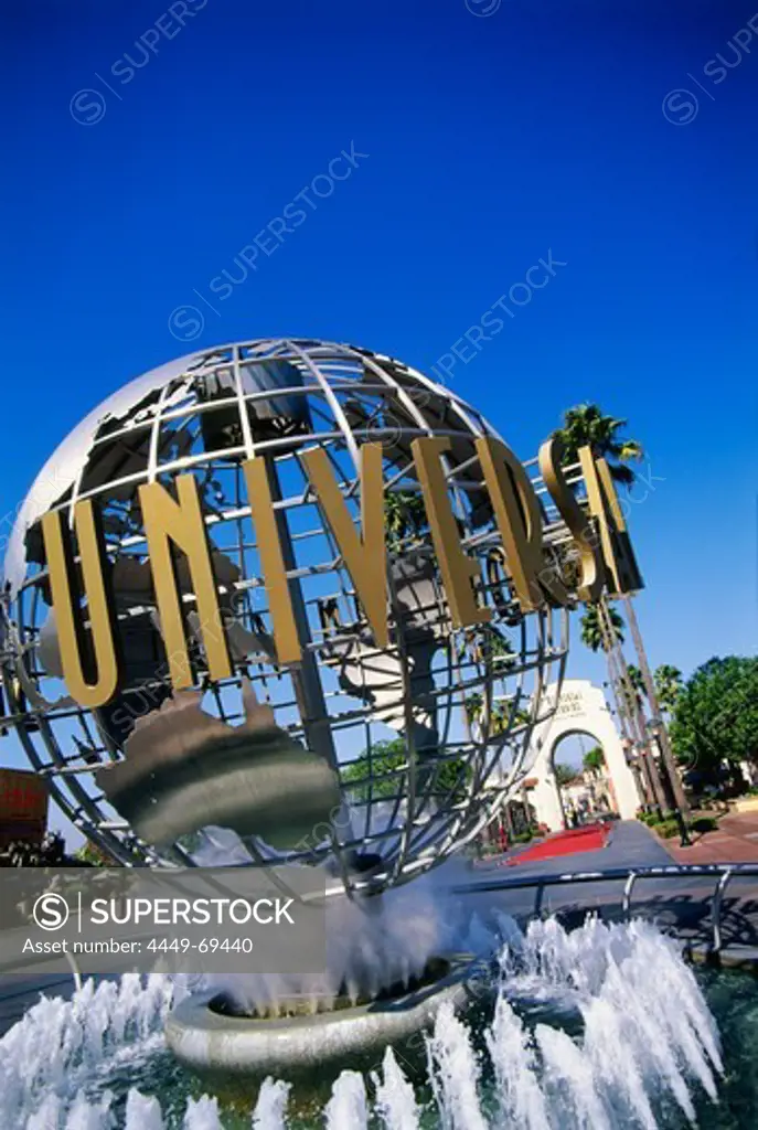 Fountain spring at Universal Studios, Universal City, L.A., Los Angeles, California, USA