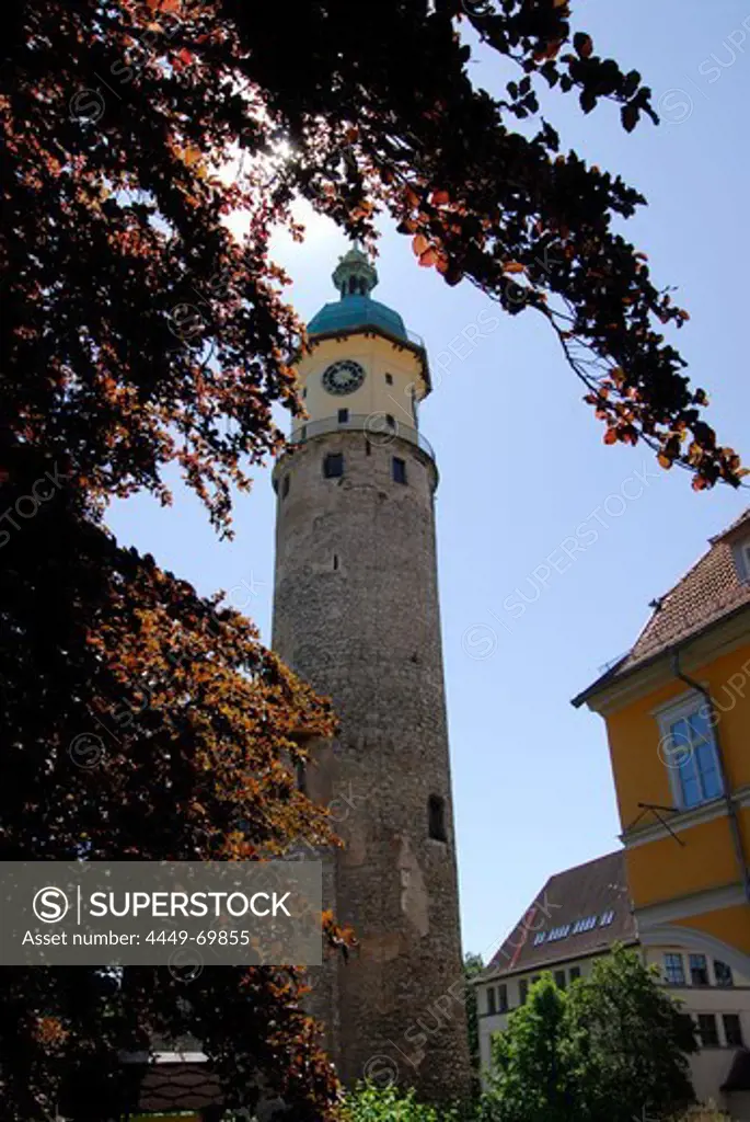 Tower of castle Neideck, Arnstadt, Thuringia, Germany