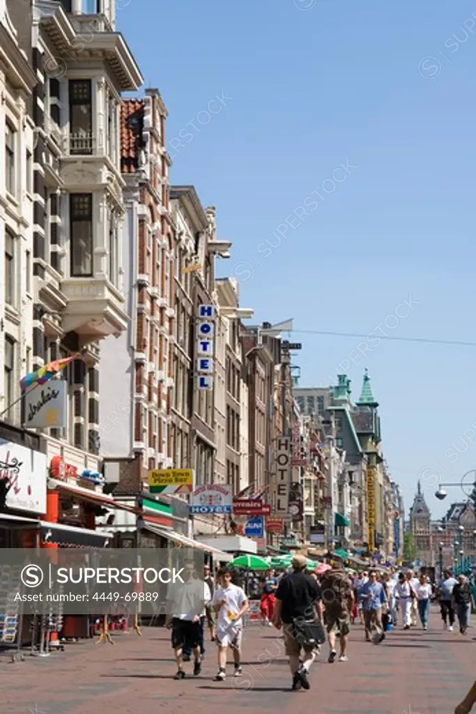 Shopping, Damrak, Amsterdam, Netherlands
