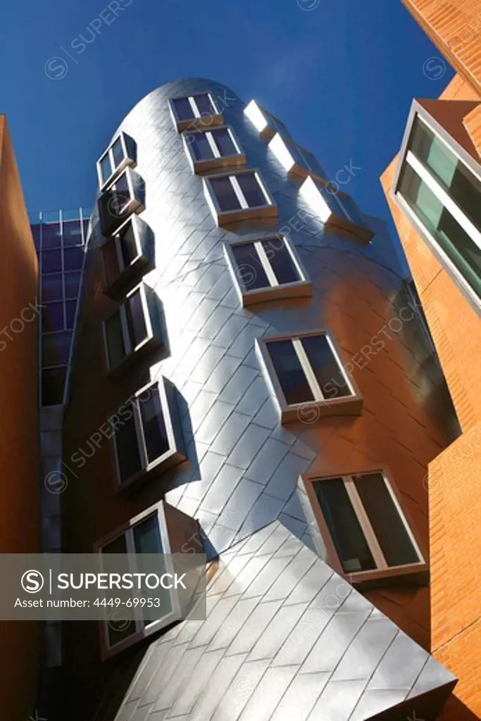 Modern Architechture, Frank Gehrys Ray and Maria Stata Buildings, MIT, Cambridge, Massachusetts, USA