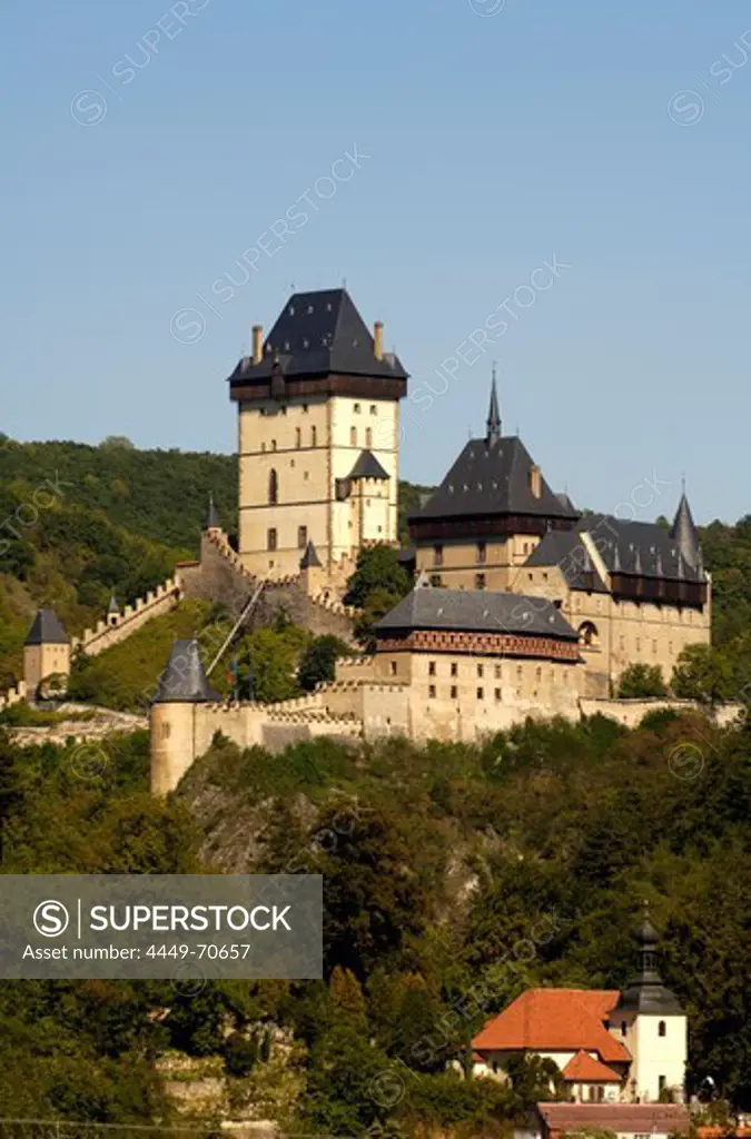 Castle Karlstein in Czech Republica
