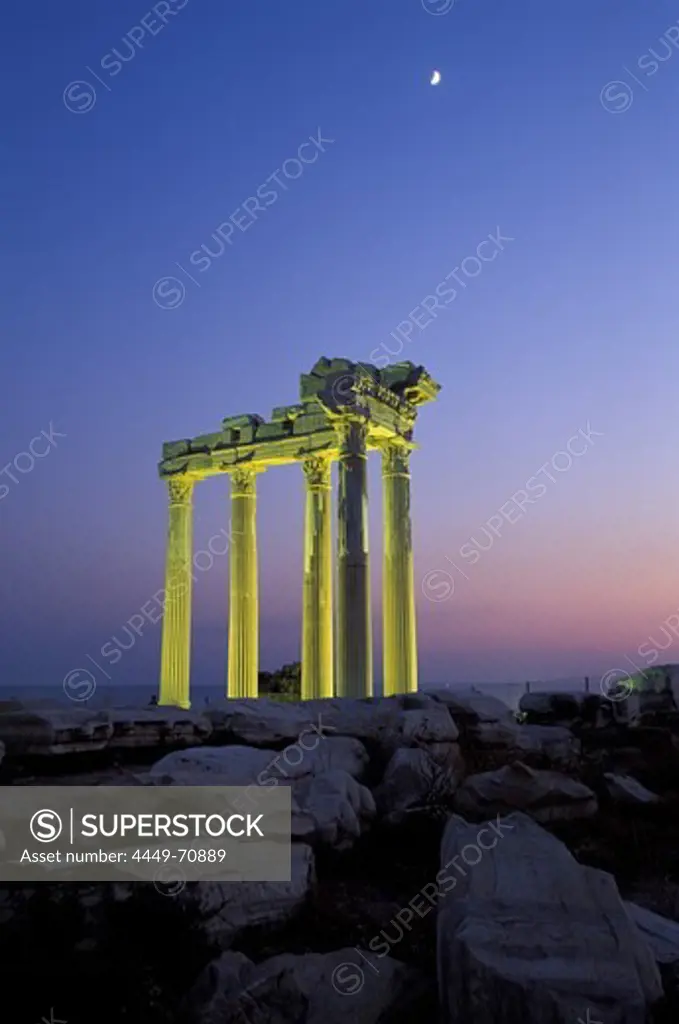 Apollon Tempel, Side, Turkish Riviera, Turkey