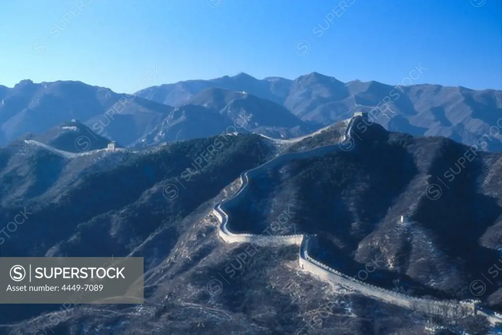 Great Wall of China near Badaling, China, Asia