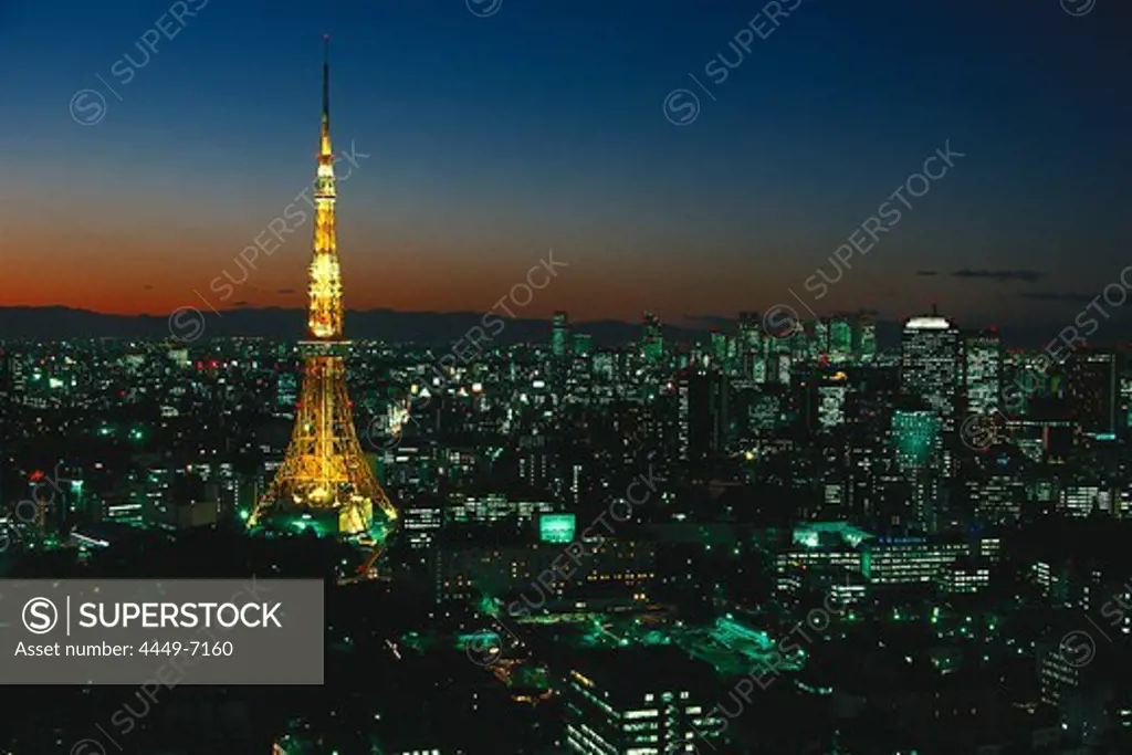 Tokyo Tower, Skyline Tokyo, Shinjuku Area Japan