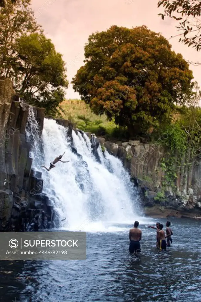 Rochester Falls in Mauritius, Africa