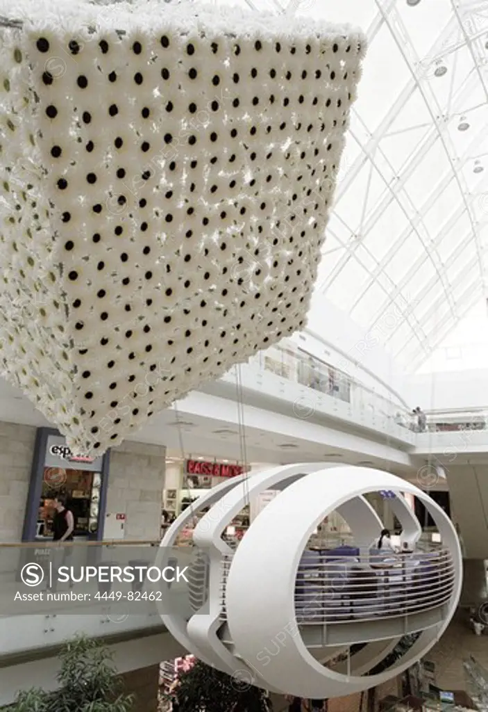 Inside the Europa Shopping Center, Vilnius, Lithuania